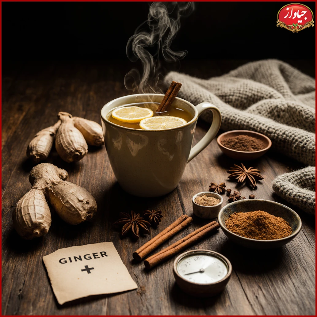 ادویه‌جات زمستانی و خواص ترکیب زنجبیل و دارچین
