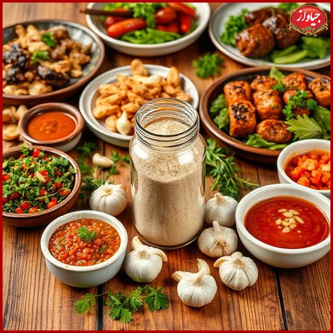 کاربردهای پودر سیر در آشپزی: راهنمایی کامل برای طعم‌دهی حرفه‌ای.