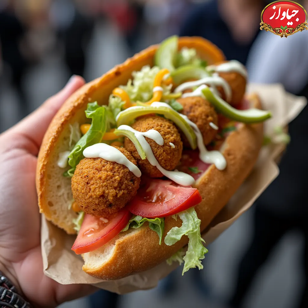 طرز تهیه فلافل خانگی، راز فلافل آبادانی ترد و پفکی مثل ساندویچی‌ها با چاشنی ادویه‌