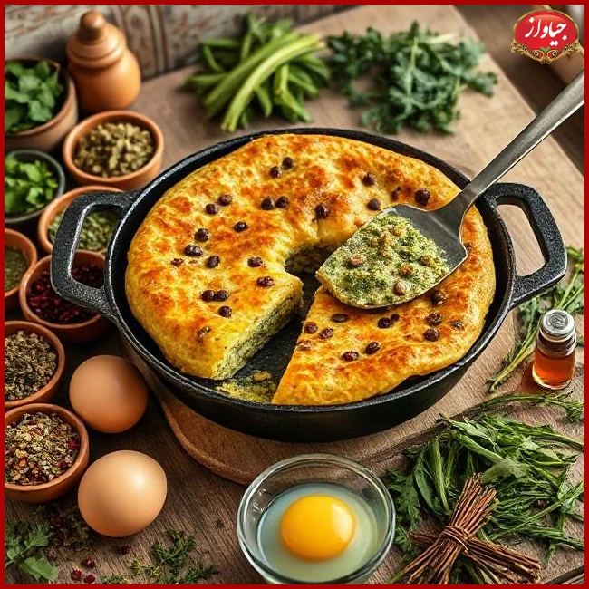 طرز تهیه کوکو سبزی با سبزیجات خشک و ادویه‌های معطر: دستور مرحله‌به‌مرحله و فوت‌وفن حرفه‌ای