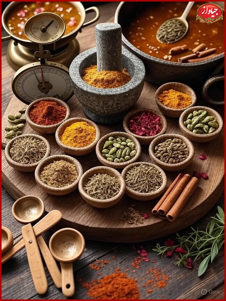 ادویه خورشتی شامل چیست؟ ترکیبات استاندارد، نسبت‌ها و فوت‌وفن